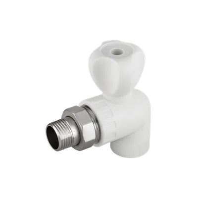PPR Radiator ball valve elbow
