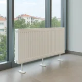 Floor bracket for panel radiator